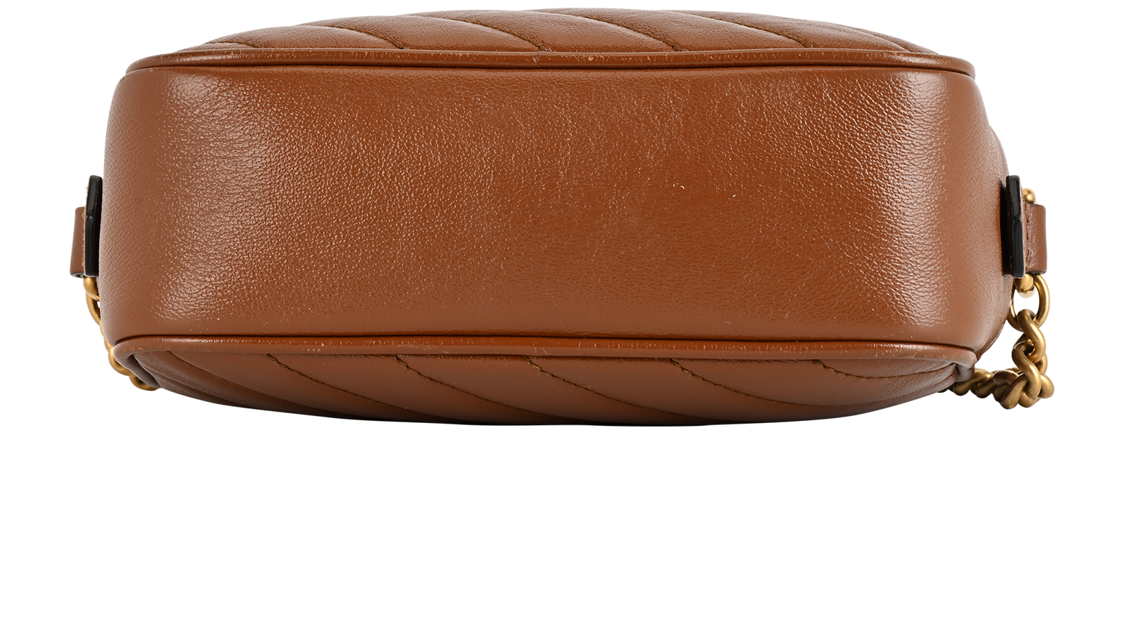 Small GG Marmont, &pound;795, Handbags, Brown, Leather, Top view